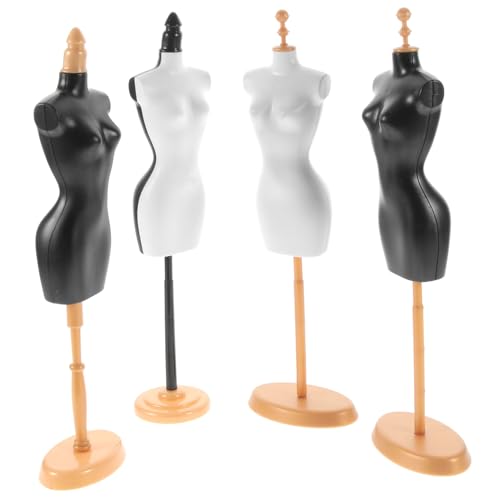 HOODANCOS 4 Stück Puppenständer für Puppenkleider Abnehmbarer Kleiderhalter für Puppenmodelle für Schaufenster und Puppenhaus HOODANCOS 4 Stück Puppenständer für Puppenkleider Abnehmbarer Kleiderhalter für Puppenmodelle für Schaufenster und Puppenhaus von HOODANCOS