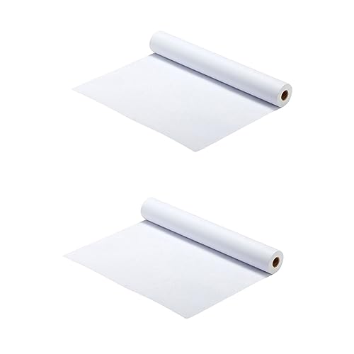 HOODANCOS 4 Stück leeres Zeichenpapier watercolor paper aquarellpapier plotterpapier drawing paper papierrollen weißes Zeichenpapier für Kinder Skizzenpapier Staffelei für Kinder Kraftpapier von HOODANCOS