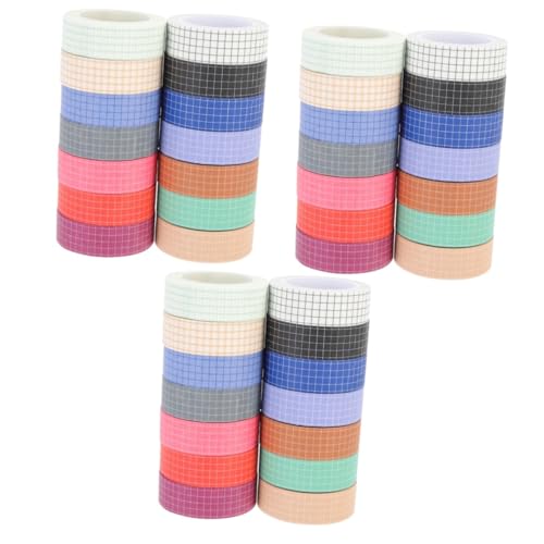 HOODANCOS 42 Rollen Gitter Und Washi Tape Retro-dekor Blumenband Dekorative Klebebänder Kinder Dekor Washi-tape Für Kinder Dekoratives Washi-tape Japanische Papierbänder Japanisches Papier von HOODANCOS