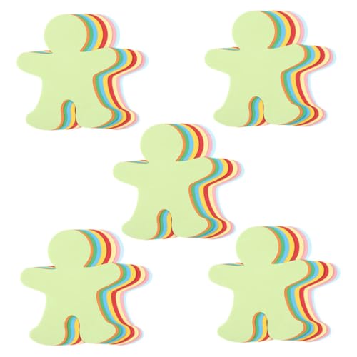 HOODANCOS 45St Kinder belohnen Decoupage Papierausschnitte Lebkuchen-Ausschnitte Kinder-Cartoon-Ausschnitte Mama-Ausschneidepapier Papierschnitt-Kunstdekore filigrane Wandausschnitte von HOODANCOS