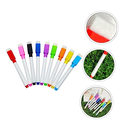 HOODANCOS 45St Wischen Sie den Marker mit einer Bürste ab Whiteboard-Radiermarker Whiteboard-Stifte schreibkladde büroartikel Whiteboard-Grundlage Schulbürobedarf Schreibstift Plastik von HOODANCOS