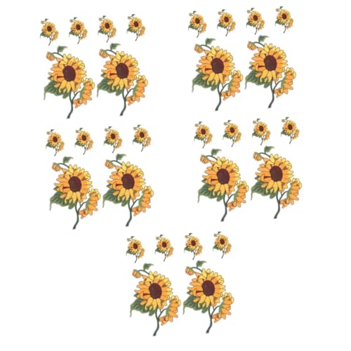HOODANCOS 5 Sätze Sonnenblumen Tuch Aufkleber Patch Applikationen Nähen Bestickt Stickerei Gestickter Blumenfleck Aufnäher Für Kleidung Blumenflecken Vlies Yellow 6 Stück * 5 HOODANCOS 5 Sätze Sonnenblumen Tuch Aufkleber Patch Applikationen Nähen Bestickt Stickerei Gestickter Blumenfleck Aufnäher Für Kleidung Blumenflecken Vlies Yellow 6 Stück * 5 von HOODANCOS