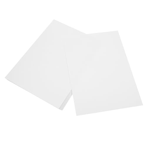 HOODANCOS 50 Blatt A4 Zeichenpapier Pastellpapier Kunstmalpapier Künstleröl-zeichenpapier Leeres Ölgemäldepapier Großes Zeichenpapier Kunstdruckpapier Zum Zeichnen Kaltgepresstes Papier Weiß von HOODANCOS