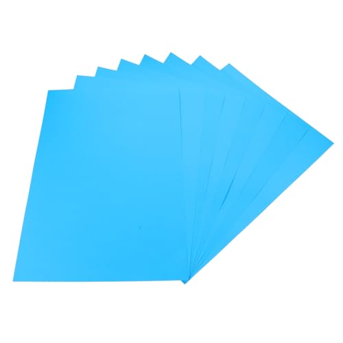 HOODANCOS 50 Blatt Duplikatpapier Kartenvorrat Kartonpapier bunter Karton farbiger Karton letter paper kreativpapier zeichenpapier Grußkarten Kunstdruckpapier zum Zeichnen Papierstau Blue von HOODANCOS