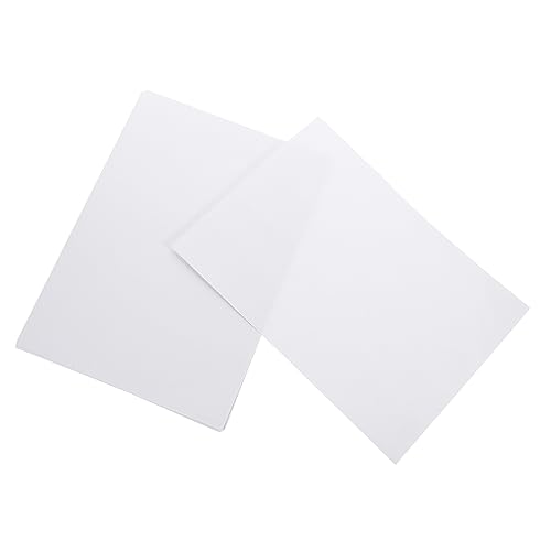 HOODANCOS 50 Blatt Punktaufkleber Etiketten Aufkleber bedruckbares Papier Klebeband adressenaufkleber einschlagpapier Aufkleberdruckerpapier leeres Fotopapier Briefpapier selbstklebend Weiß von HOODANCOS