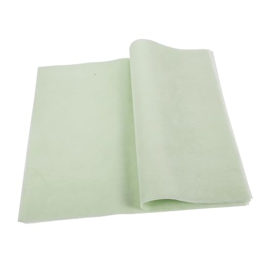 HOODANCOS 50 Blatt Sydney-papier Gelbes Geschenkpapier Pastellpapier Zeitungspapier Weißes Papier Seidenpapier Schwarzes Papier Verpackung Papier Lagerung Punkt Light Green Ballaststoff von HOODANCOS