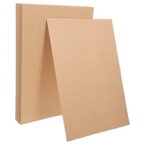 HOODANCOS 50 Stück Kartonpapier Zum Basteln Dicke Papierbögen Einladungen Kartenherstellung Papierbögen Diy-Bastelprojekte Diy-Kraftpapier Kartonpapier Druckpapier von HOODANCOS