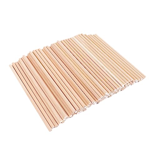 HOODANCOS 50Stücke Holzstäbe Unbehandelte Holzdübel für DIY Bastelprojekte Modellbau und Handarbeiten für Erwachsene HOODANCOS 50Stücke Holzstäbe Unbehandelte Holzdübel für DIY Bastelprojekte Modellbau und Handarbeiten für Erwachsene von HOODANCOS