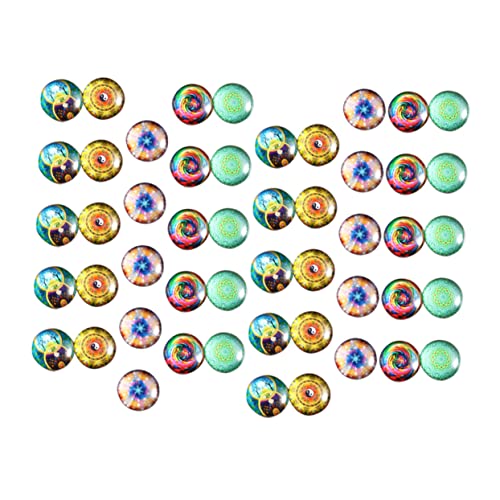 HOODANCOS 50Stücke Runde Glassteine für DIY Schmuck Edelsteinpatches Flache Cabochons für Schlüsselanhänger und Handwerk Vielseitig Einsetzbar Langlebiges Glasmaterial HOODANCOS 50Stücke Runde Glassteine für DIY Schmuck Edelsteinpatches Flache Cabochons für Schlüsselanhänger und Handwerk Vielseitig Einsetzbar Langlebiges Glasmaterial von HOODANCOS