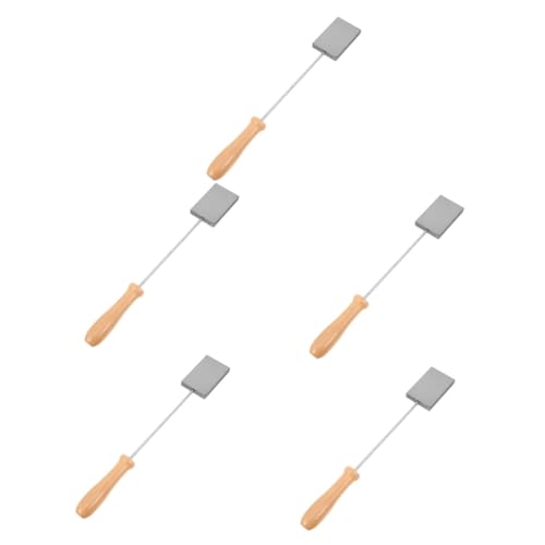 HOODANCOS 5St Graphitform glaser werkzeug schmuckherstellung Glasbläserform Glashandwerk keramik gießformen Barren Gussblockform Schimmel Kokillen zum Gießen DIY-Form Glasbläserbedarf von HOODANCOS