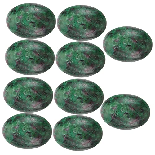 HOODANCOS 5st Edelstein-patch Schmuckherstellung Steincabochons Cabochons Mit Flacher Rückseite Cabochons Steindekoration Cabochons Zur Schmuckherstellung Cabochons Flache Perlen Naturstein von HOODANCOS