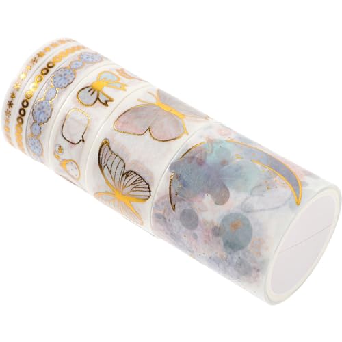 HOODANCOS 6 Rollen-Set Taschenband Washi-Tape-Ästhetik Washi-Klebeband Meeresdekor Geschenkverpackungsband büro dekoration bürodekoration Washi-Tape dünn Washi-Tape-Aufkleber Papier von HOODANCOS