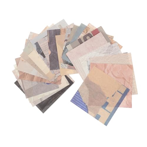 HOODANCOS 6 Sätze Taschenmaterial Papier letter paper kreativpapier paketpapier kraft paper craft paper dekoratives Albumpapier Tagebuch Washi Tape DIY Material Papier hand papier von HOODANCOS