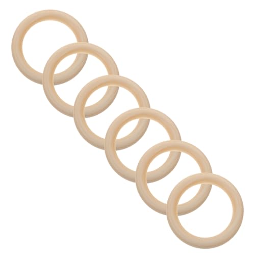 HOODANCOS 6 Stück Macrame Supplies Ringrohlinge Leerzeichen unfertige Holzringe unvollendete Makramee-Ringe Taschenringe selber machen unfertige Holzkreise leere Ringe Bastelringe Lotusbaum HOODANCOS 6 Stück Macrame Supplies Ringrohlinge Leerzeichen unfertige Holzringe unvollendete Makramee-Ringe Taschenringe selber machen unfertige Holzkreise leere Ringe Bastelringe Lotusbaum von HOODANCOS