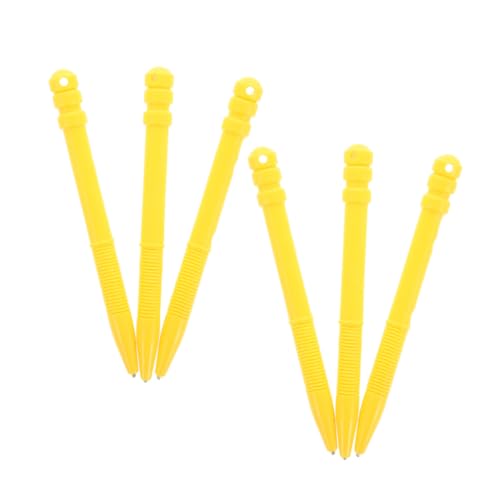 HOODANCOS 6st Magnetisches Zeichenbrett Ersatzstift Magnetstift-zeichenbrett Austausch Des Tablet-stifts Malskizzenblockstift Zeichentablett Stift Löschbarer Tafelstift Yellow Plastik von HOODANCOS