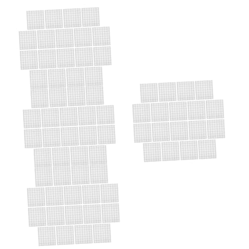 HOODANCOS 72 Blatt Doppelseitiger Schwammkleber Doppelseitiges Pad Selbstklebende Aufkleber Doppelseitiges Klebeband Zum Basteln Runde Aufkleber Doppelklebeband Schaum Eva-schaum Weiß von HOODANCOS