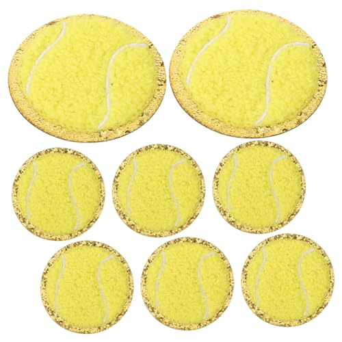 HOODANCOS 8 Stück Sportball Patch Buchstabenflecken Fußball Stoff Kleidung Sortiert Bestickt Party Gestickte Anwendung Kompakte Hutaufnäher Multifunktionale Hutaufnäher Gelb Baumwolle HOODANCOS 8 Stück Sportball Patch Buchstabenflecken Fußball Stoff Kleidung Sortiert Bestickt Party Gestickte Anwendung Kompakte Hutaufnäher Multifunktionale Hutaufnäher Gelb Baumwolle von HOODANCOS