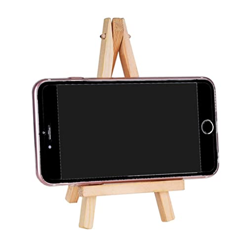 HOODANCOS 8St Mini-Display-Staffelei Miniaturdekoration Tafel Staffelei für Kinder Handyhalter hochzeitsdeko hochzeits dekoration Display-Mini-Staffeleien Mini-Staffelei aus Holz Bambus von HOODANCOS