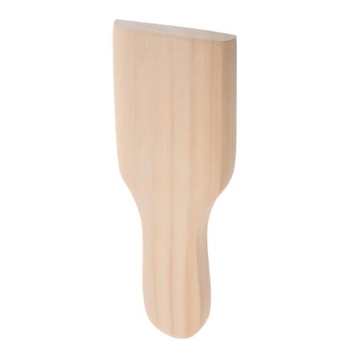 HOODANCOS Arc Clapper Ton Skulptur Töpferwerkzeuge Ton Formwerkzeuge Holzpaddel Für Handwerk Töpfergriffwerkzeug Ton Modellierwerkzeug Holzpaddelbrett Modellier Tonwerkzeuge Beige Holz von HOODANCOS