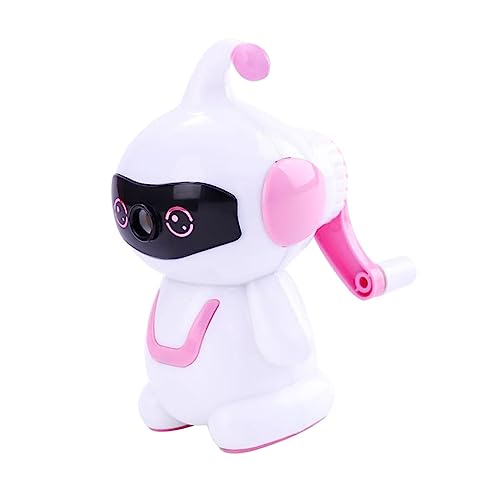 HOODANCOS Bleistiftspitzer Augenbrauenspitzer Eyeliner- Elektrischer Schärfer Kinder Bleistift Kinder Robotik Handwerkzeuge Schminkspitzer Bleistift Roboter Für Kinder Eisen Rosa von HOODANCOS