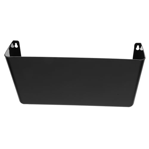 HOODANCOS Hängender Aktenständer Regal Zum Aufhängen Bücherregal Aufbewahrungstasche Für Dokumente Aktenhalter Mit Einer Tasche Für Die Wandmontage Stand Zeitschriftenregal Plastik Black von HOODANCOS