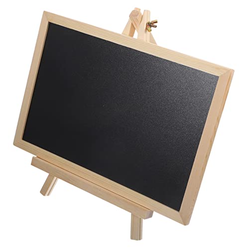 HOODANCOS Kleines Zeichenbrett Tafel Mini Kreidetafel Schilder Löschbares Tafel Schild Schwarzes Tafel Schild Tafel Küchenschilder Memo Tafel Schild Holz Kreidetafel Aus Holz von HOODANCOS