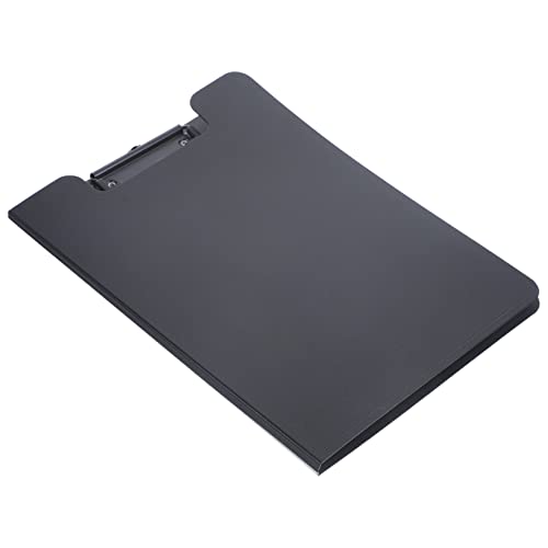 HOODANCOS Klemmbrett-Clip write board clipboard Schreibbrett für Prüfungen Organisator für Papierakten Klemmbretter für das Klassenzimmer Tafel Schreibunterlage Büro-Hartfaserplatte pp Black von HOODANCOS