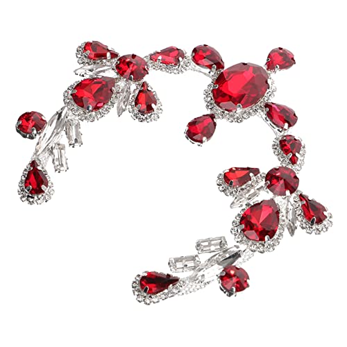 HOODANCOS Legierungsverzierung Glänzende Applikation Applikationen Aus Strass Hochzeitsdeko Strassdekore Schuhe Mit Strass-patches Kleidungsverzierung Kristall Rot HOODANCOS Legierungsverzierung Glänzende Applikation Applikationen Aus Strass Hochzeitsdeko Strassdekore Schuhe Mit Strass-patches Kleidungsverzierung Kristall Rot von HOODANCOS