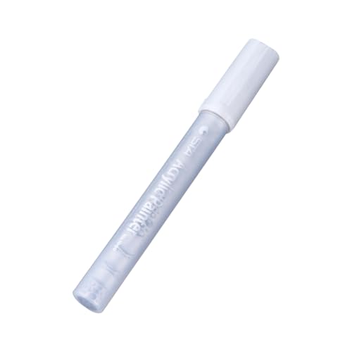 HOODANCOS Markierungsstifte zum Malen Lipgloss-Marker Markierungsstifte auf Wasserbasis wasserfester Stift acrylic pen plastiktisch marker pen acrylmarker stifte Acrylstifte für Maler Silver von HOODANCOS