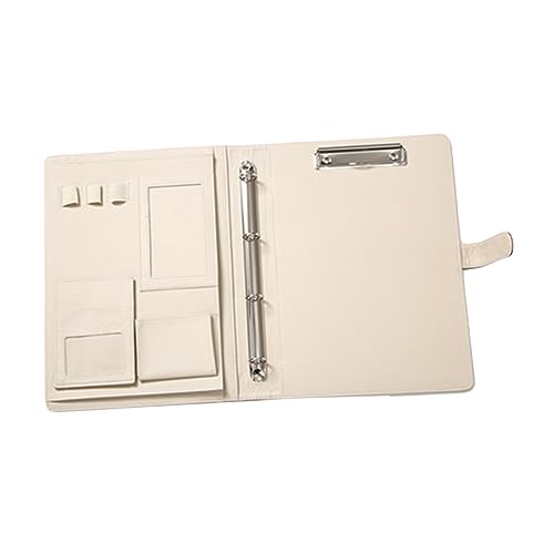 HOODANCOS Mehrzweckordner aufbewahrungssack storage pockets card holder büro accessoires bürogadges Mappenmappen für Männer a5 Aktenordner Dokumentenmappe fürs Büro PU-Material Brown von HOODANCOS