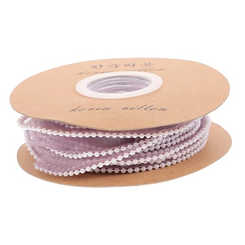 HOODANCOS Perle Meerjungfrau seidenband ribbon blumengesteck Schleife geschenksband DIY-Bänder Paketband praktisches Band Zierbänder breites Band praktisches Geschenkband Polyester Lavender von HOODANCOS