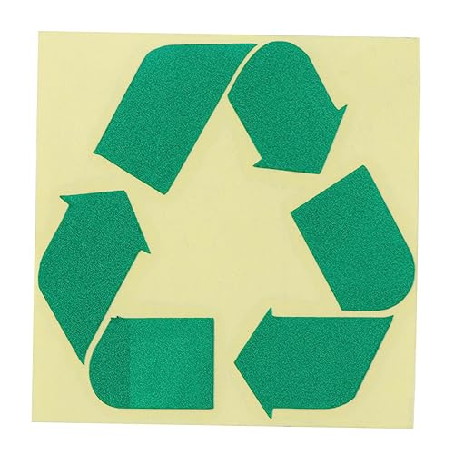 HOODANCOS Recycling Symbol Aufkleber Recycling Aufkleber Recycling Etiketten Recycling Symbol Aufkleber Recycling Aufkleber Grün von HOODANCOS