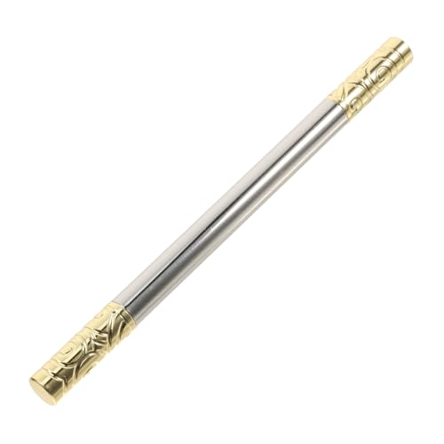 HOODANCOS Ruyi goldener Reifen mit Muster kugelschreiber metallstift schuler Goldener Stift Homeoffice-Grundlagen Hochzeit Stifte Zappelstift süße Stifte Messing Silver von HOODANCOS