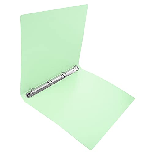 HOODANCOS Vier-Loch-Ordner Taschenordner Multifunktions-Dateiordner-Organizer Loseblattordner Klappetui schreibtafel buchstabentafel cartape Abdeckung Schutz Office-Dateiordner Metall Green von HOODANCOS