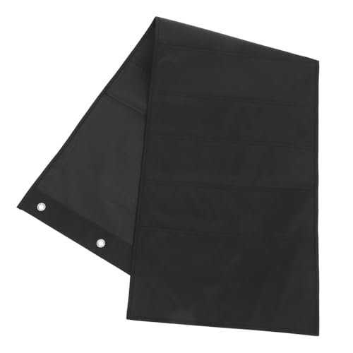 HOODANCOS Wandmontierte Aufbewahrungstasche Für Dokumente Dateiorganisator Dokumentenorganisator Wandhalterung Für Bürobriefkästen Ordner-organizer Für Die Wand Postsortierer Black Polyester von HOODANCOS