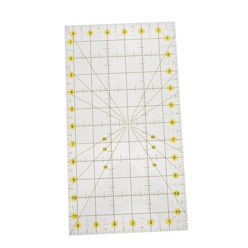 Patchwork-schneidelineal Lineale Nähen Quilt-werkzeuge Kleidungs-patchwork-lineal Patchwork Lineale Selber Machen Drehwerkzeug Quiltzubehör Patchwork-steppdecken Transparent Acryl HOODANCOS von HOODANCOS