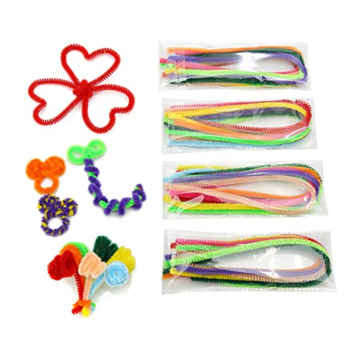 HOOLRZI 100 Reiniger In Allen Farben Der Rainbow Stems Twist Sticks Ideal Für Kunst Und Projekte von HOOLRZI