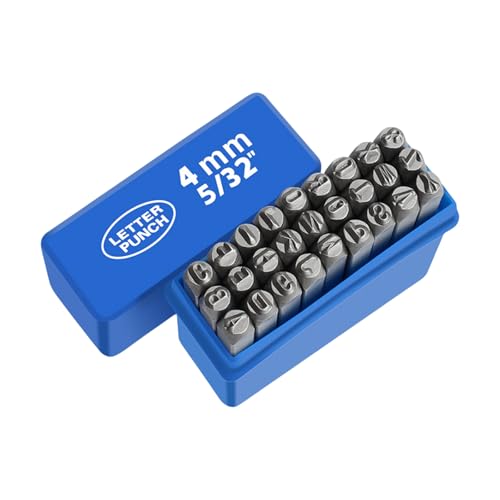 HOOLRZI Metall-Stempel-Set, Buchstaben-Stempel-Set, Alphabet, Bastelstempel, Metallstempel-Set, 3–8 mm, 27-teilig HOOLRZI Metall-Stempel-Set, Buchstaben-Stempel-Set, Alphabet, Bastelstempel, Metallstempel-Set, 3–8 mm, 27-teilig von HOOLRZI