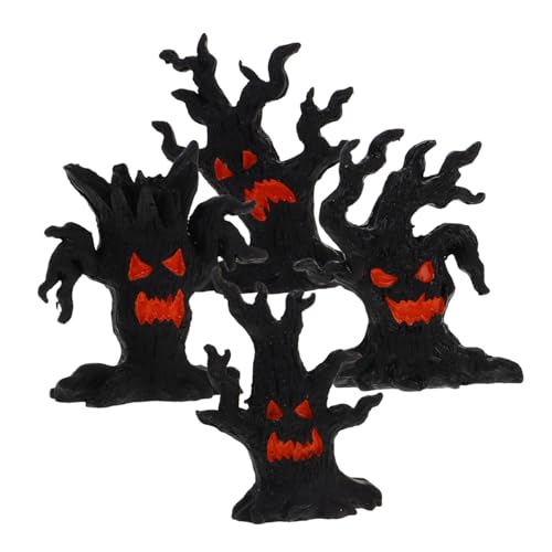 4 Stück Dekorative Ornamente der Dryade Mini-Halloween-Ornamente Kürbisse basteln Halloween Baummonster Dekoration Miniaturdekoration für Halloween Halloween-Figuren für das Dorf HOOTNEE von HOOTNEE