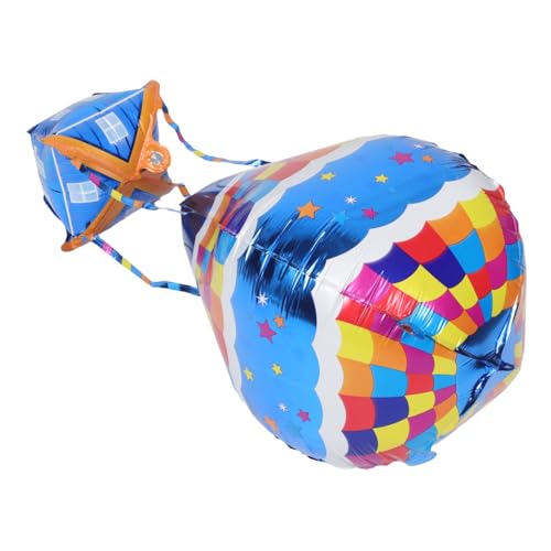 4 Stück Heißluftballon Dekoration Luftballons Heißluftballon Formballon Aluminium Heißluftfolienballons Aluminium Geburtstagsfolienballons Heißluftballon Ballons HOOTNEE von HOOTNEE