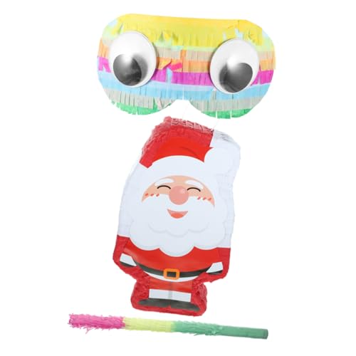 HOOTNEE 1 Satz Weihnachtsdeko Partydekoration Party-dekoration Zum Aufhängen Piñata Schmücken Dekorative Piñata Hängendes Dekor Weihnachtsmann Pinata Lustige Piñata Party-anhänger Papier von HOOTNEE