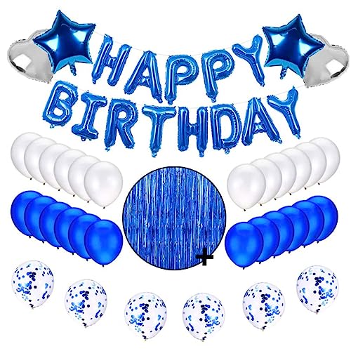 HOOTNEE 1 Set Einzigartige Geburtstagsballons Aluminiumfolienballons Latexballons Party Dekorationsset Für Zuhause Und Räume von HOOTNEE