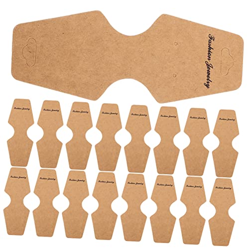 HOOTNEE 100st Ornament-karte Verkauf Von Schmuck Verpackungszubehör Für Halsketten Ohrringverpackungskarte Schmuckverpackung Für Kleine Unternehmen Klappkarten Für Halskette Pvc von HOOTNEE