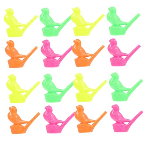 HOOTNEE 16st Wasservögel Pfeifen Musikalisches Badespielzeug Lustige Lärm Machender Vogel Cartoon-vogelpfeife Vogellärmmacher Bademusical Musikinstrument Plastik Karikatur von HOOTNEE