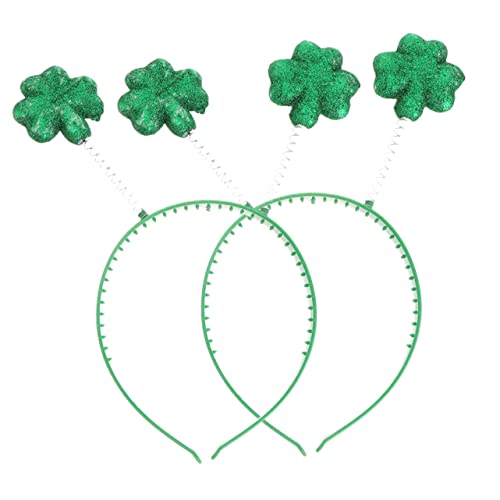 HOOTNEE 2 St Stirnband St Patrick'S Day Kopfschmuck Grüner Kopfschmuck Kleeblatt Stirnband St Patrick'S Day Stirnband St Patrick'S Day Kopfschmuck St Patrick'S Day Stirnband von HOOTNEE