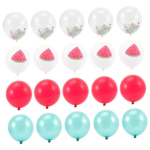 HOOTNEE 20 Stk Fruchtballon dekorativer Luftballon Wassermelonenballons Babyballons Partyballons deckenverkleidung hochzeits dekoration ballonie Festivalballons Party-Latexballons Emulsion von HOOTNEE