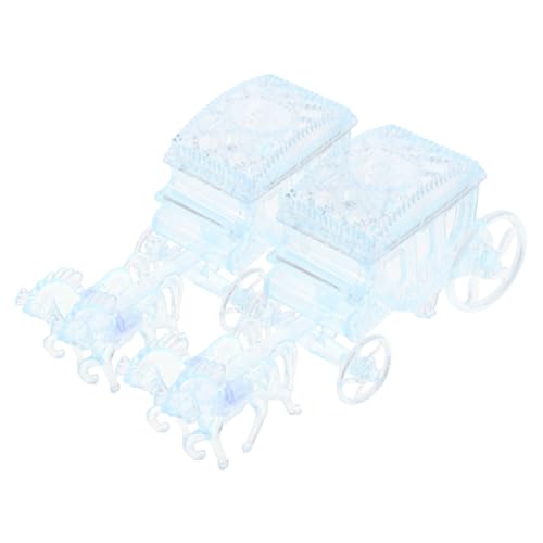 HOOTNEE 2er-box Süßigkeiten Box Party-leckerei-boxen Dekorative Geschenkbehälter Transportkoffer Geschenkboxen Für Hochzeiten Prinzessin Partybevorzugung Feen-partyboxen Sky-blue Pp von HOOTNEE