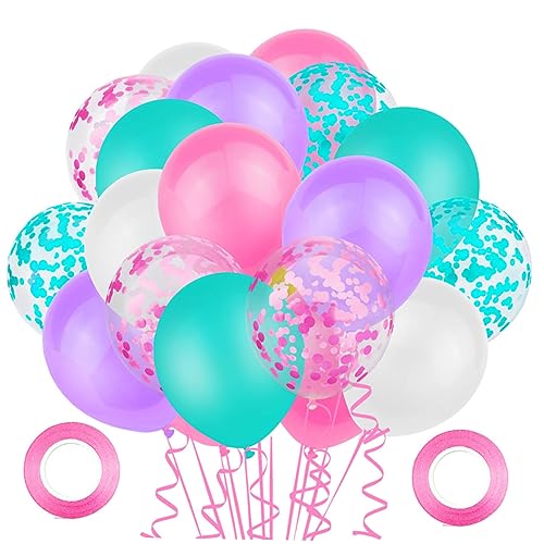 HOOTNEE Hochzeitsparty-Ballon-Pailletten-Set 32-teilig Latexballons für kreative Dekorationen von HOOTNEE