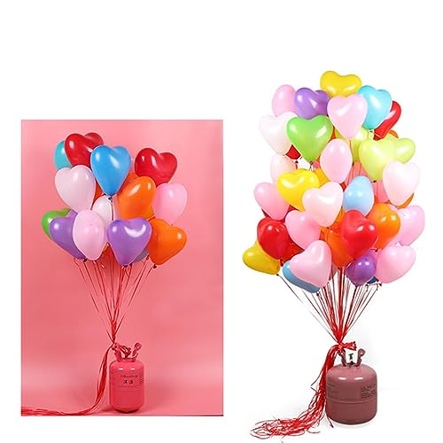 HOOTNEE Herzform Latexballons Zufälligen Farben Für Party Geburtstag Hochzeit Dekoration Perfekte Luftballons Für Besondere Anlässe von HOOTNEE