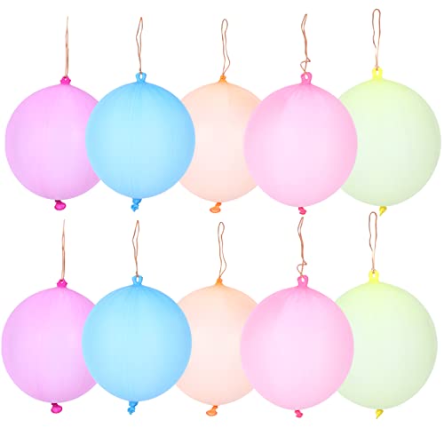 HOOTNEE Luftballons Taufe Luftballon Set Punch Ballons Mit Gummibandgriffen Bunte Aufblaskugeln Für Für Partys Und Geburtstagsfeiern Ideal Als Und Für Aktive von HOOTNEE